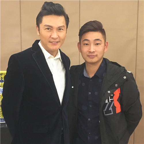 關禮杰與經紀人李志 關禮杰與經紀人李志