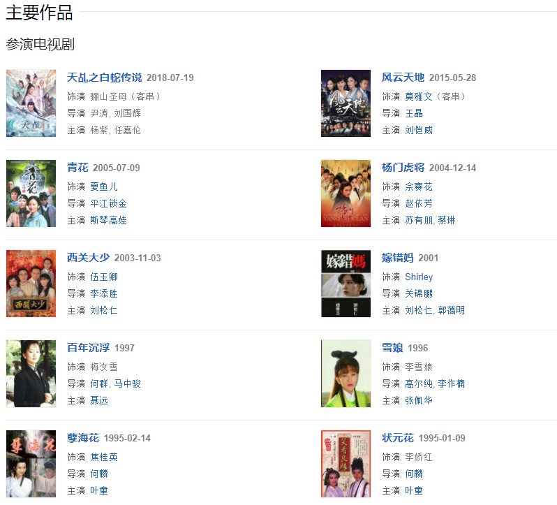 趙雅芝作品 趙雅芝作品